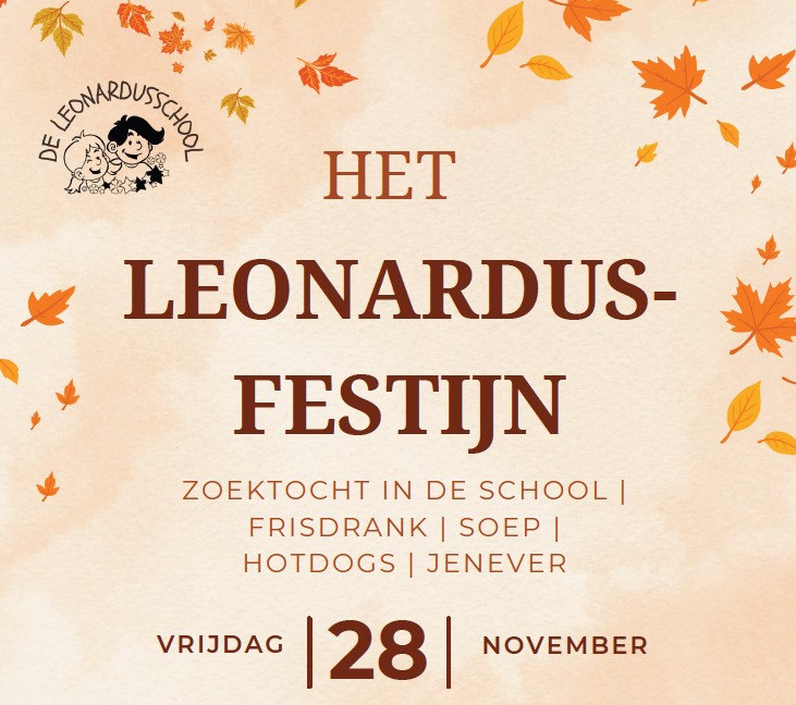 Uitnodiging LEONARDUSFESTIJN