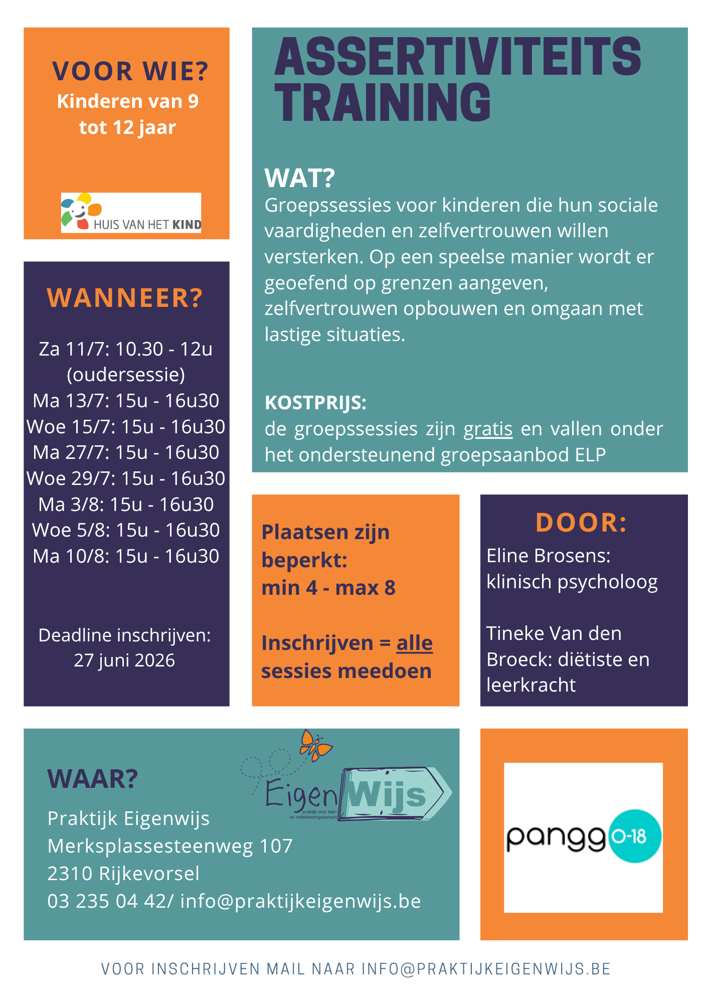 Gratis ELP-groepssessies tijdens de zomervakantie